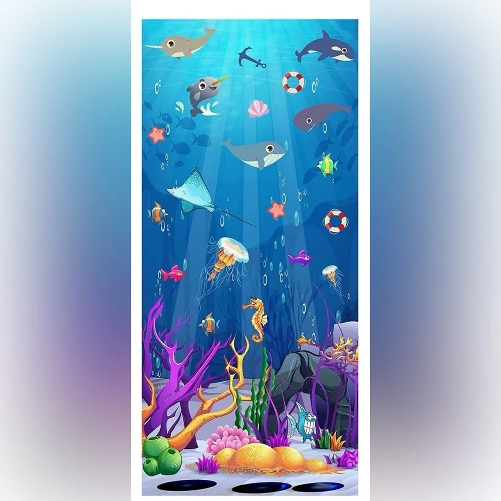 Elite Trend kids Beach Towel - Sea Animal (63x31 inches)